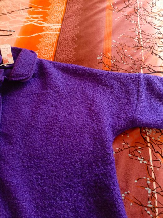 Sweter płaszczyk wdzianko z bukli