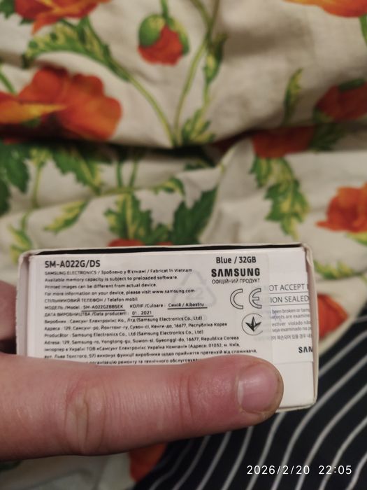 Мобільний телефон Samsung A022