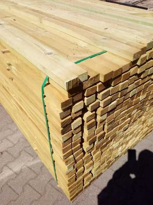 Tarcica budowlana impregnowana łaty, kontrłaty, deski szalunkowe