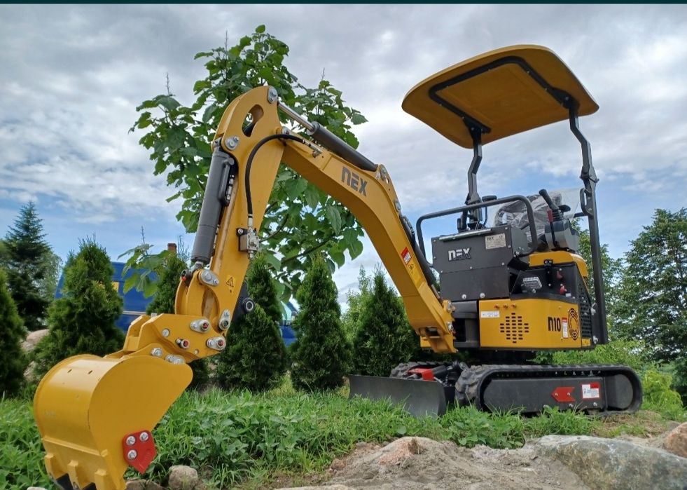 Minikoparka NEX N10 B&S Joystick 2025 koparka , ładowarka PROMOCJA