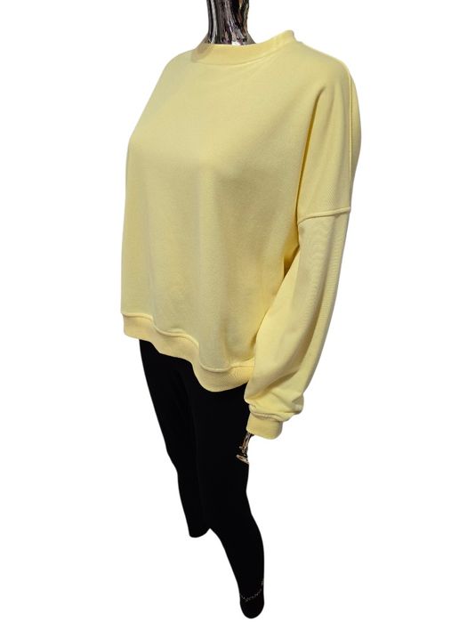 Bluza damska oversize bananowa BASIC SHORT rozmiar uniwersalny Lenoshka