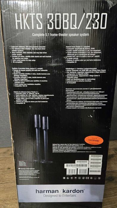 Głośniki 5.1 Harman Kardon HKTS 30 BQ /230