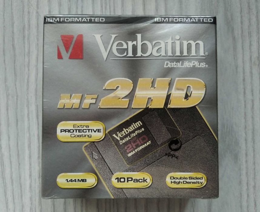 3.5" дискеты Verbatim DataLifePlus Extra protective MF2HD