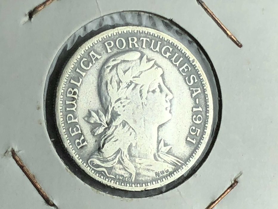 Portugal 1951 - 50 Centavos Alpaca