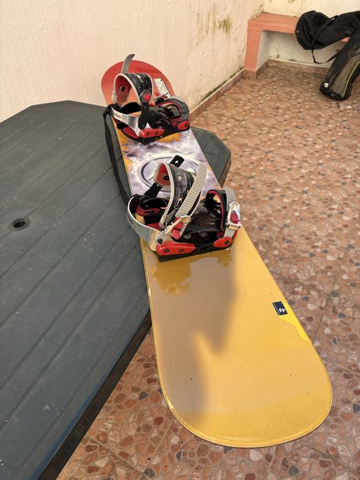 Prancha snowboard e aplicações