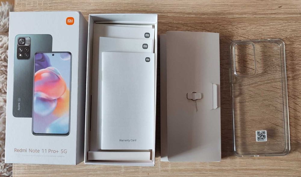 Jak nowy Xiaomi Redmi Note 11 Pro+ 5g Graphite Grey 8GB RAM 256 ROM z dodatkowym etui