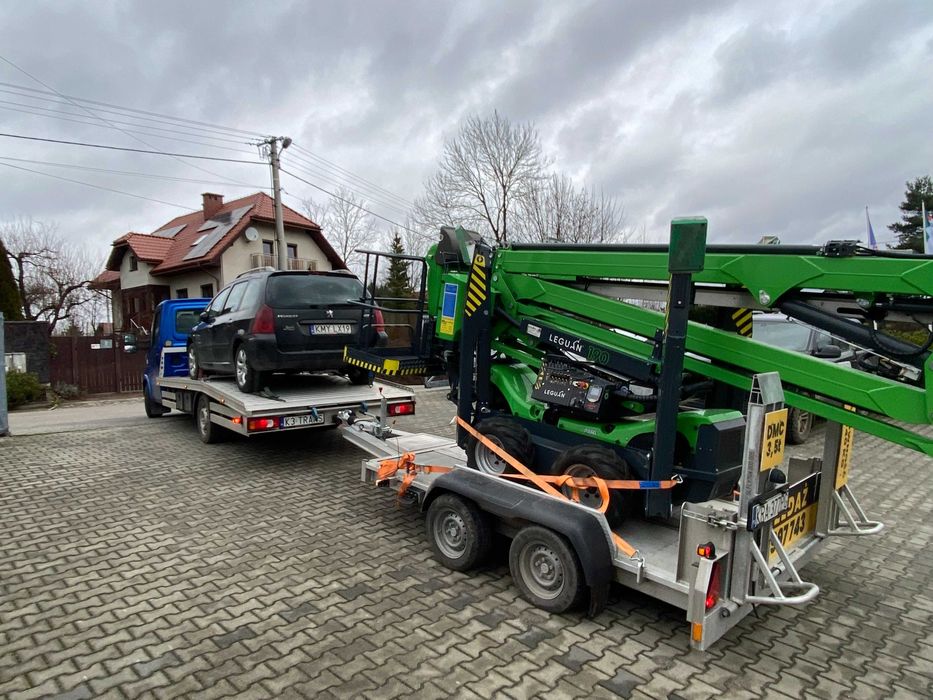 Lekka aluminiowa przyczepa transportowa