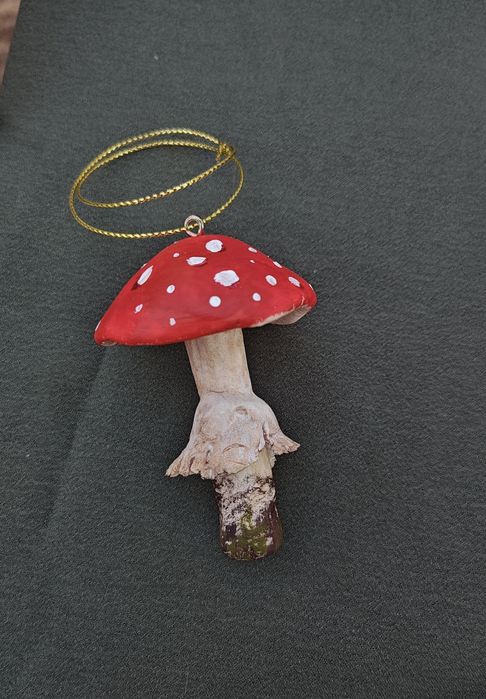 Ялинкови прикраси / осінній декор / гриби / мухомор