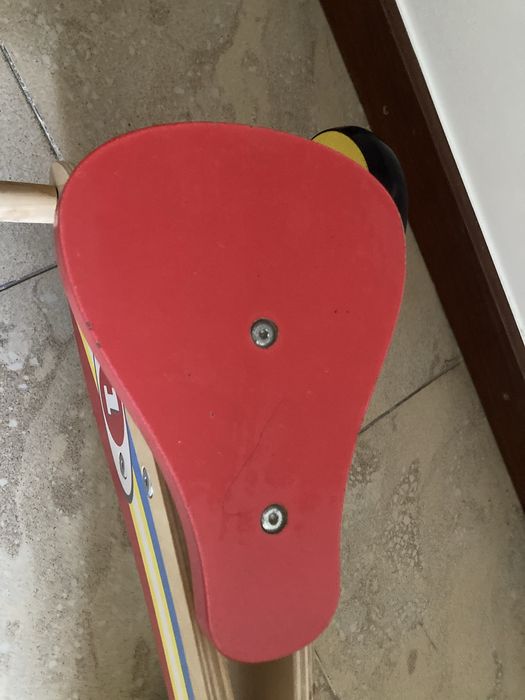 Drewniany rowerek biegowy