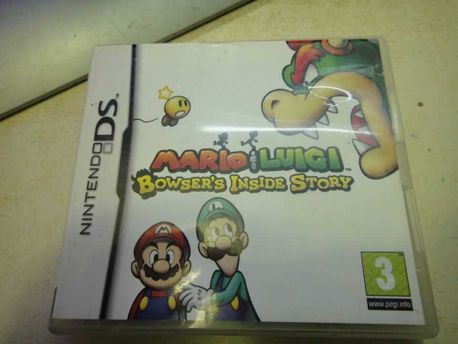 Mario and Luigi Bowsers Inside Story Nintendo DS correio registado