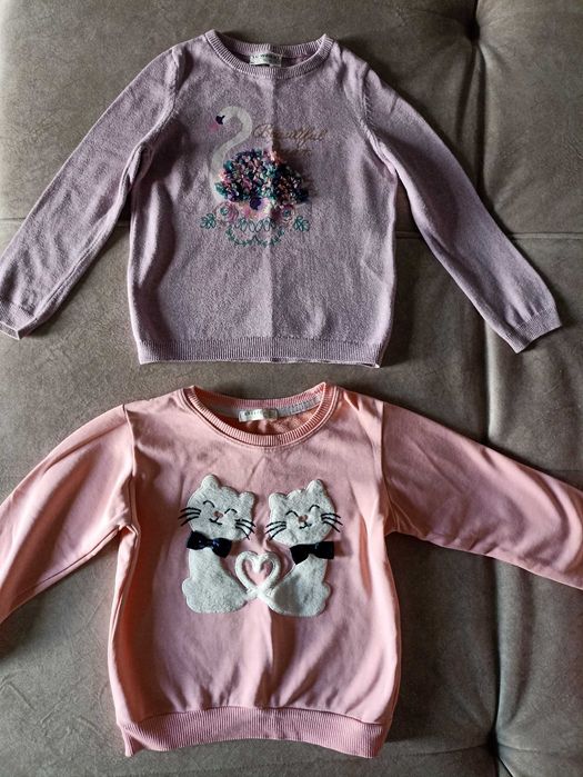 Вельветові штани джинси теплі джемпер на дівчинку  р. 98-104