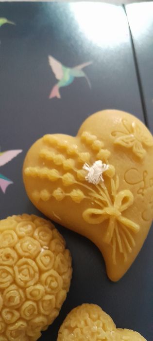 Zestaw świeczek. Rękodzieło