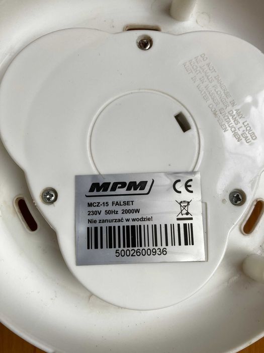 Podstawa zasilająca do czajnika bezprzewodowego MPM - MCZ-15M