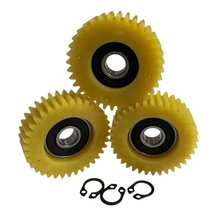 Шестерни редукторного мотор-колеса электровелосипеда 350 Вт нейлон.