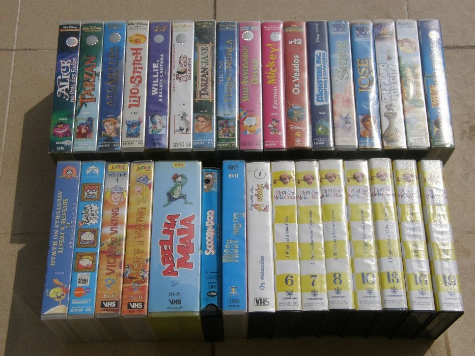 Cassetes Video VHS - BD e Filmes Walt Disney, DreamWorks, Pixar, etc.