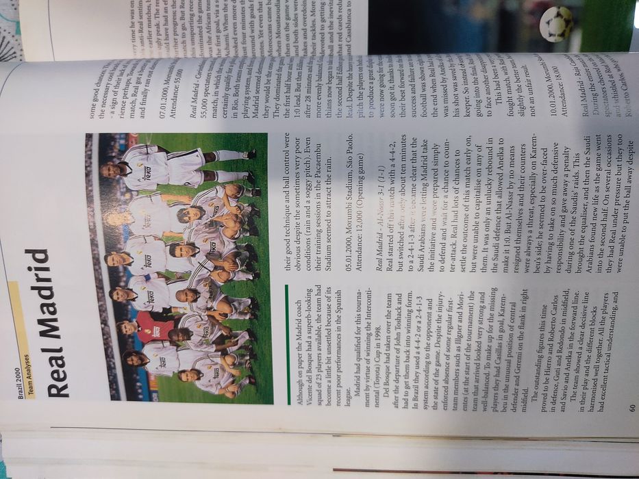 Livro oficial de FIFA club World Championship Brazil 2000