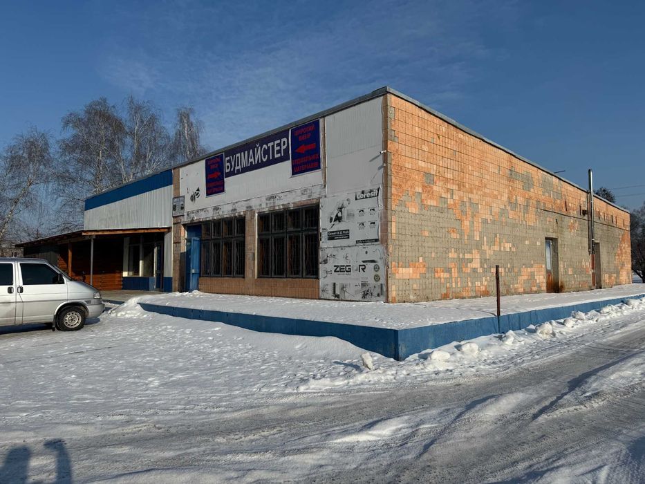 Продаж магазину в селищі Згурівка 250 м2 гарна локація