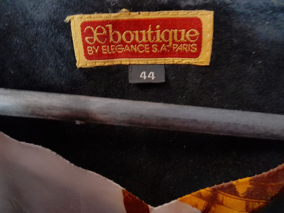 Винтаж Elegance S.A. Paris куртка бомбер косуха Замша