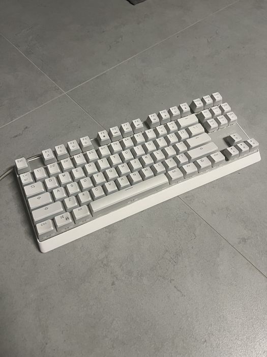 Klawiatura biała MOCEDOM volcano lanparty rgb brown