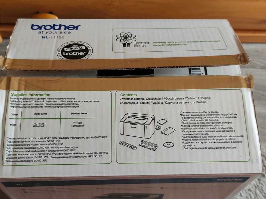 Drukarka laserowa BROTHER HL-1112E – cicha, wydajna. Gratis!