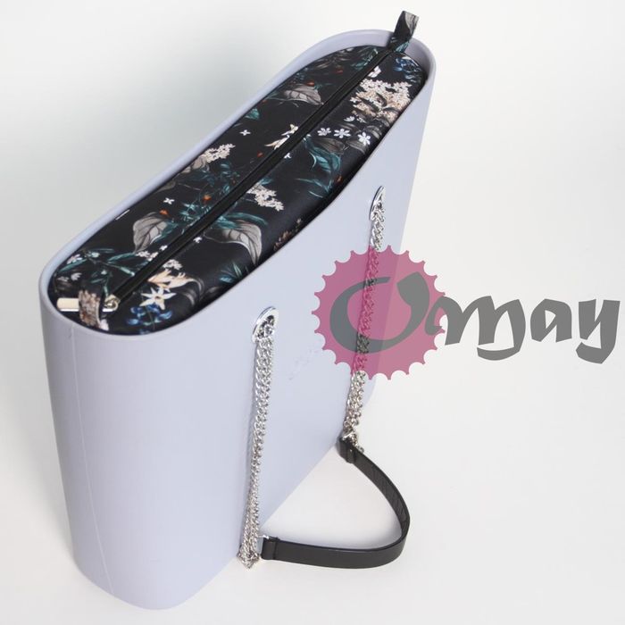 organizer OBAG URBAN konwalie cudne czarny beż wkład VIP OMAY