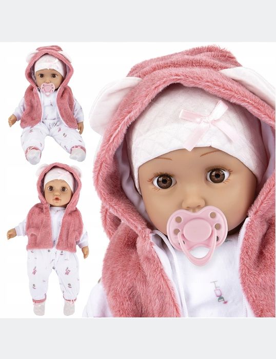 Duża lalka Bobas Interaktywna ŚPIEWA I MÓWI PO POLSKU 45CM