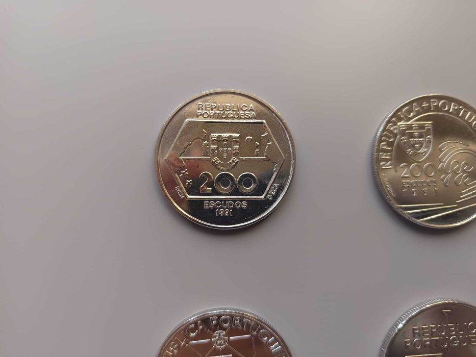 III Série Moedas dos Descobrimentos – Cuproníquel (1991–1992)