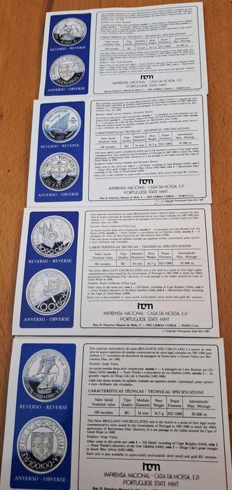 Moedas BNC, Os Descobrimentos Portugueses, I Série