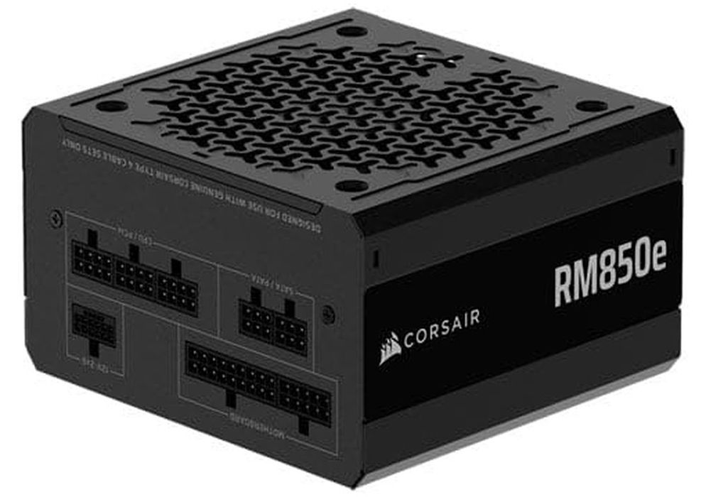Zasilacz Corsair RM850e 2025 (ATX, 850 W, 80 PLUS Gold, zgodny z ATX 3.1 i PCIe 5.1, w pełni modularny) (CP-9020296-UK)