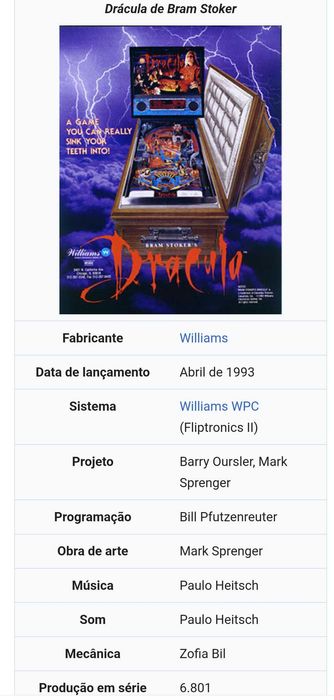 Pinball flippers Dracula