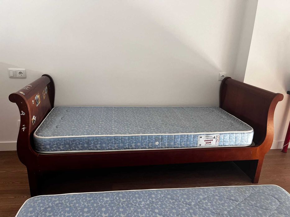 Cama dupla para 2 pessoas