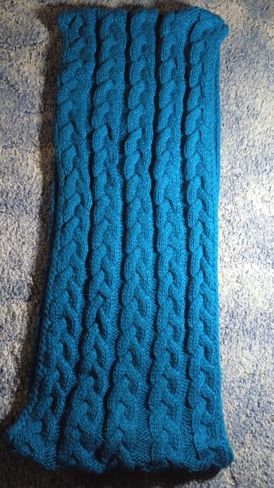 Шарф хомут-снуд кольору морської хвилі.