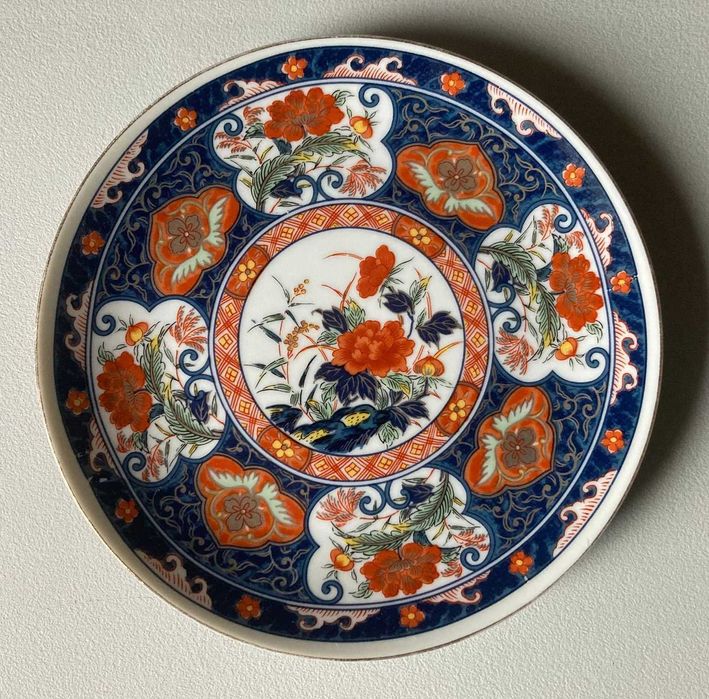 Prato Decorativo Imari Ware Japan (~16cm diâmetro)