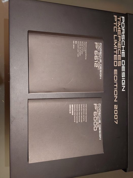 Relogio PORSCHE DESIGN, modelo Dashboard, série limitada