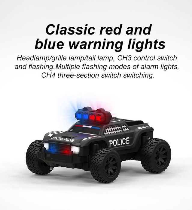 Carro telecomandado com controlador Turbo racing C82 escala 1:76 *Novo