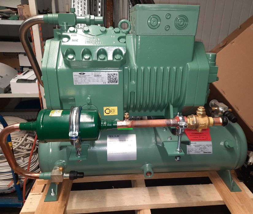 Agregat chłodniczy Bitzer nowy komora 500 m3 z montażem