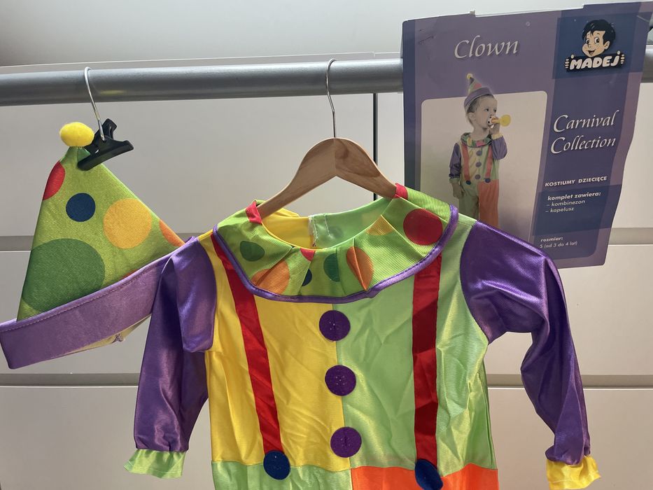 Strój karnawałowy Klaun