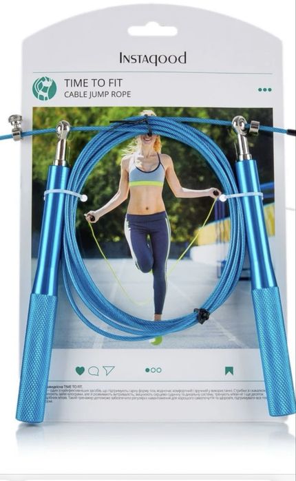 Скакалка чорна нова