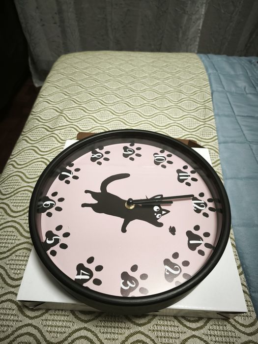 Relógio gatinho novo