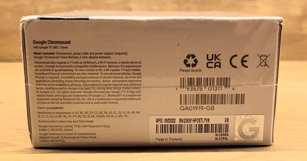 Google Chromecast 4K