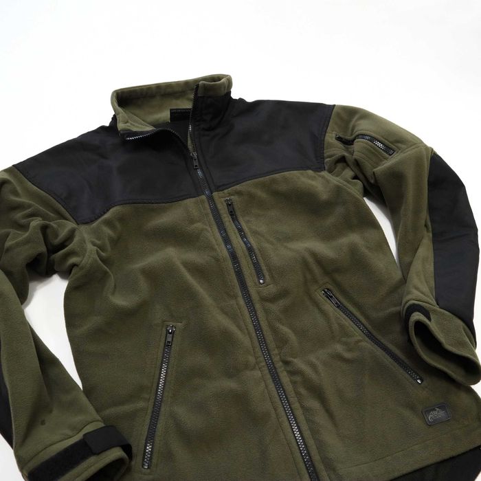 Тактична флісова кофта - куртка Helikon Classic Army - Olive/Black р.М