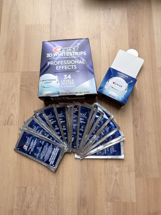 Paski wybielające Crest 3D Whitestrips Professional Effects Lampa LED