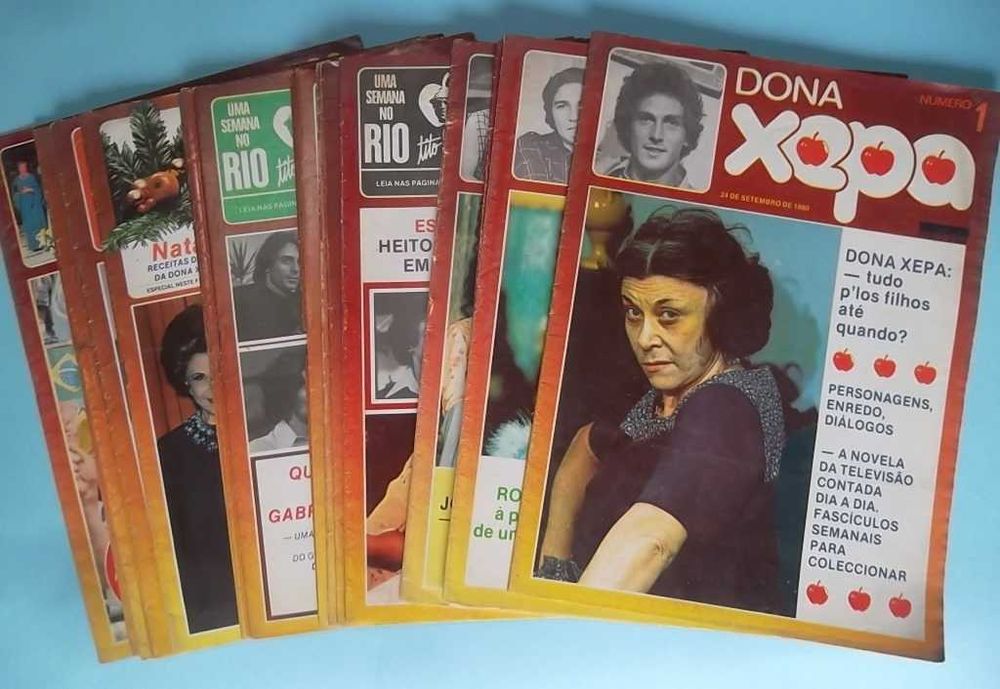 "DONA XEPA" - 20 Fascículos da Telenovela (1980)