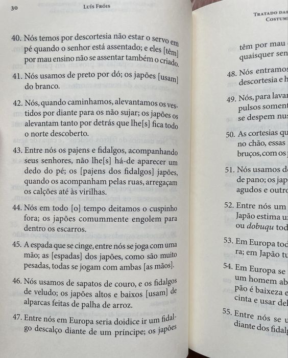 Luís Fróis - Tratado das Contradições e Diferenças de Costumes Entre a Europa e o Japão