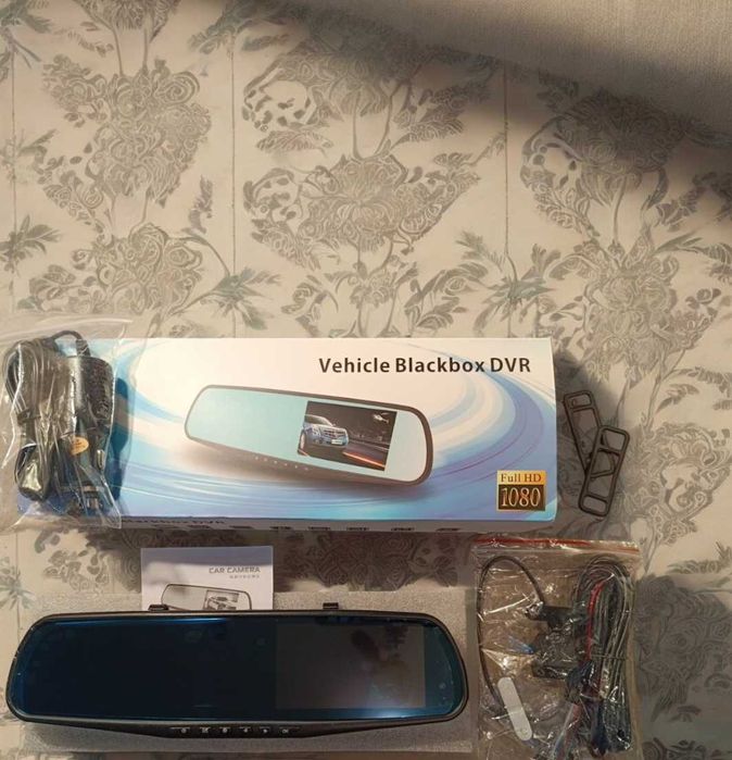 Дзеркало дві камери автомобильный регистратор антибликовый