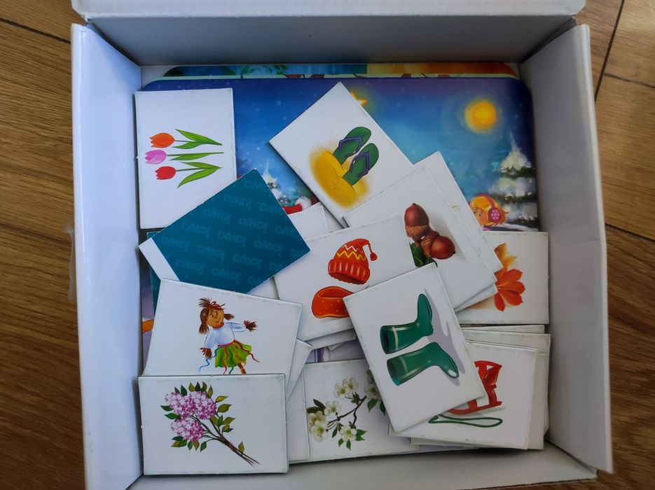 Cztery pory roku układanki memory