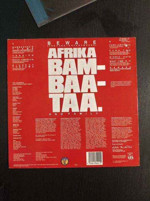 LP Afrika Bambaataa - Beware LP