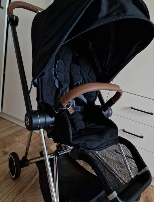 Cybex Mios na ramie chrome z brązową rączką