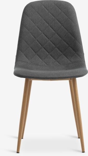 Krzesło JONSTRUP asfalt/naturalny dąb