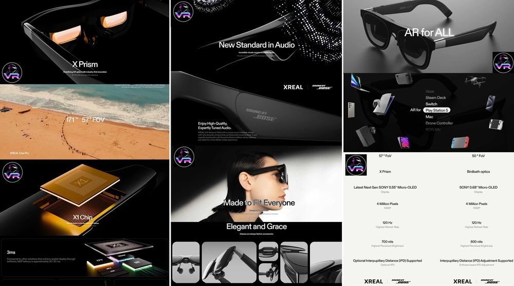 ‼️ Акція! XREAL ONE PRO (size L) +Hub (Sony OLED 171" 3D 120Hz)